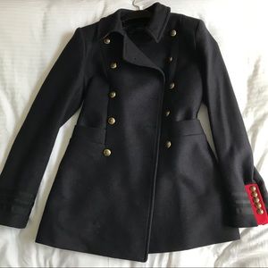Zara coat with military details
